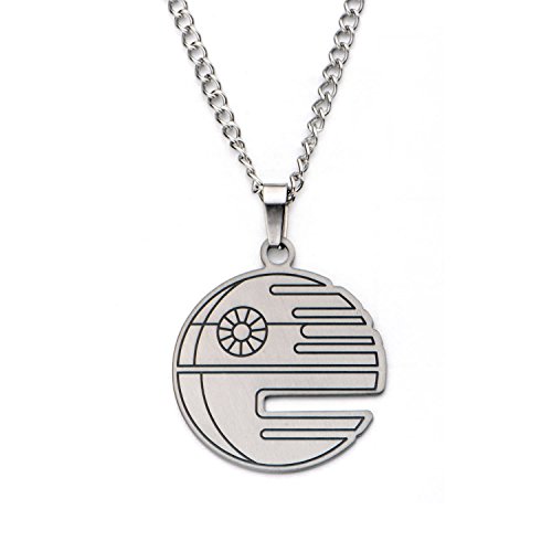 Preisvergleich Produktbild Star Wars Death Star Halskette mit flachem ausgeschnittenem Anhänger