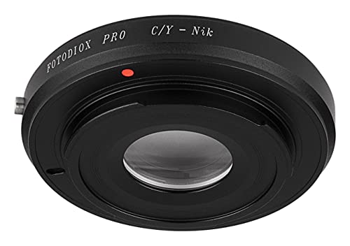 Image of Fotodiox Pro Lens Mount Adapter, Contax /Yashica (C /Y) Lens to Nikon Camera such as Nikon D1, D1H, D1X, D2H