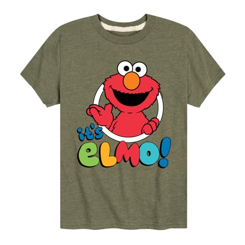 Sesame Street - Its Elmo - Toddler and Youth Short Sleeve Graphic T-Shirt