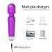 SENDRY Wand Massager - New Upgrade 160 Magic Vibration Modes - Handheld Wireless Waterproof Mute Rechargeable Personal Massager for Neck Shoulder Back Body Relieves Muscle Tension(Purple)