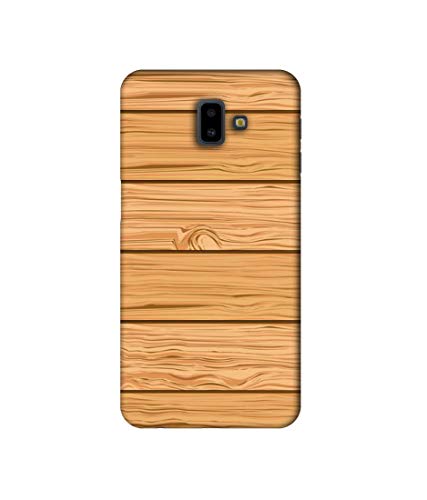 Image of Amazon Brand - Solimo Designer Wooden Texture Pattern 3D Printed Hard Mobile Back Case Cover Compatible for Samsung Galaxy J6 Plus