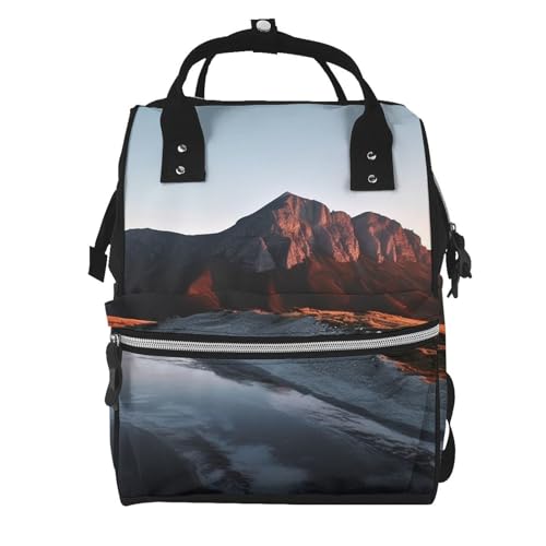 QGGHNISD Musical Berglandschaft Wickelrucksack
