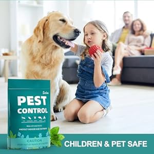 Pest Control Pouches, Rodent Repellent, Indoor Mice Repellent, Repel Mice,Mouse,Rats,Ant,Roach,Spider,Moths& Other Pest,Mouse Repellent Pouches,Safe for Kids & Pets,Pest Repellent-10 Pouches