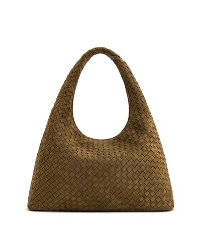 JW PEI Women's Iaura Faux Suede Woven Shoulder Bag