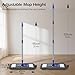 MASTERTOP Microfiber Mop for Floor Cleaning, Flat Dust Mop for Home and Kitchen, Adjustable Stainless Steel Handle with 4 Washable Pads&1 Cleaning Scrape for Hardwood, Vinyl