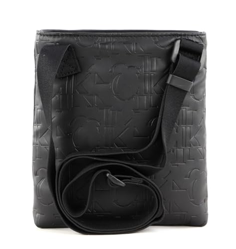 Bolso cruzado Calvin Klein Monogram Soft FLATPACK18 negro K50K509362 3