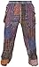 Gheri Herren Patchwork Frieden Elastisch Taille Hippie Zigeuner Hose Medium