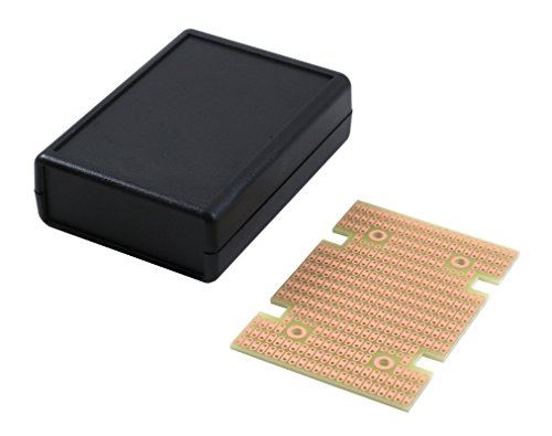 Busboard Prototype Systems Kit-1593L Box+Pcb, Black Abs Plastic Box, With Pr1593L Pcb, Box = 3.6 X 2.6 X 1.1 In #TOP19