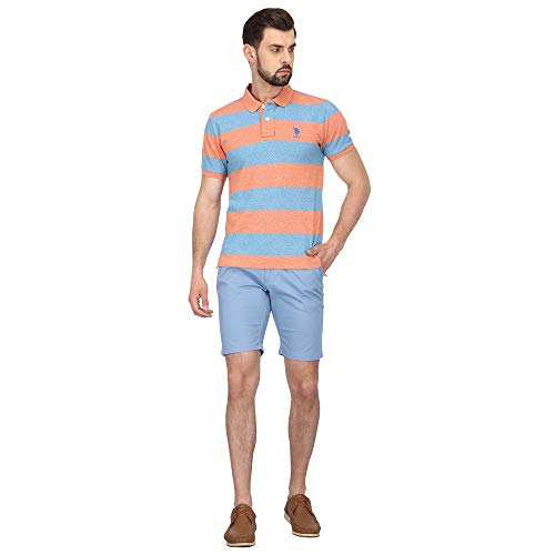 Image of U.S. POLO ASSN. Men's Cotton Printed Slim Fit T-Shirt