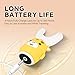 Renaelelife Kids Sonic Electric Toothbrush U Shaped Automatic Timer IPX7 Waterproof 5 Modes 360° Oral Cleaning Teeth Whitening Gums Massage Replaceable Soft Cartoon for 7-15 (Yellow Cow)