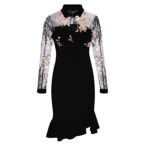 Vestido camisete para meninas adolescentes outono verão manga longa sexy malha peplum com fenda cami