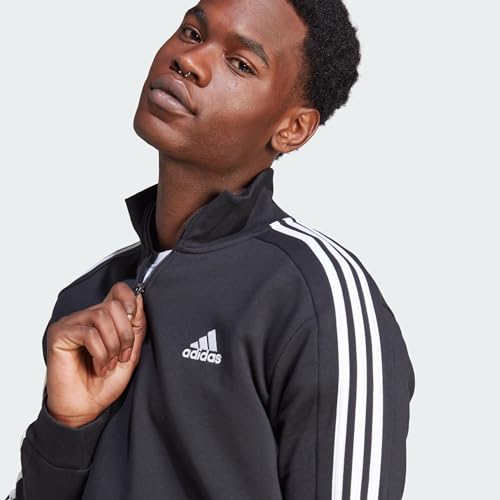 adidas Men's Essentials Fleece 3-Stripes 1/4 Zip3