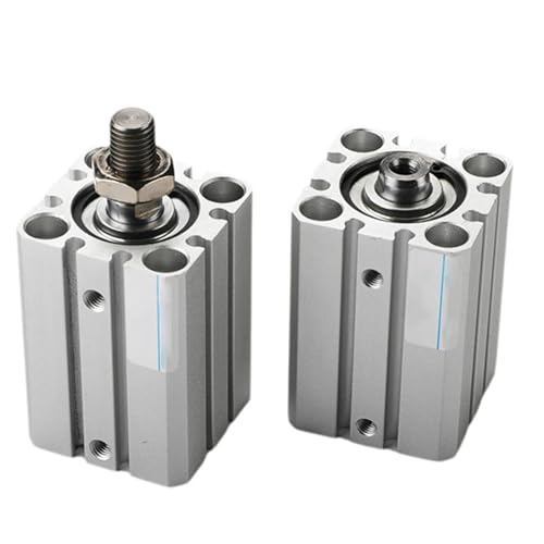 Vérin pneumatique CDQSB25-40D haute résistance en alliage d'aluminium