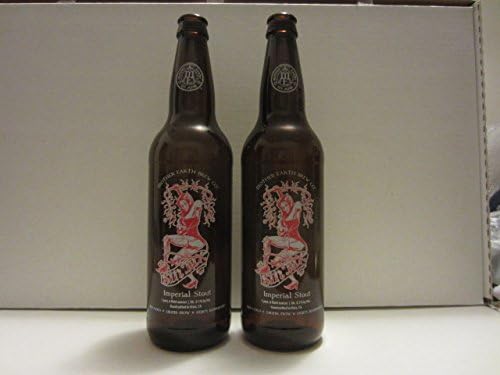Set of 2 Mother Earth Brew Co Vista CA Sin Tax Imperial Stout Craft Beer Empty Bottles