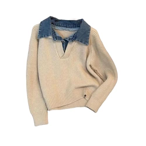 Pull deux pièces chemise en jean femme : fini le dilemme du matin avec ce haut manches longues