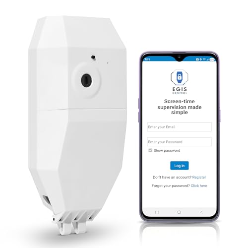 Egis Control Locking Smart Plug for Kids' Screen Time – Supports Consistent Screen Time Boundaries for TVs, Gaming Consoles & Computers – No Monthly Fees