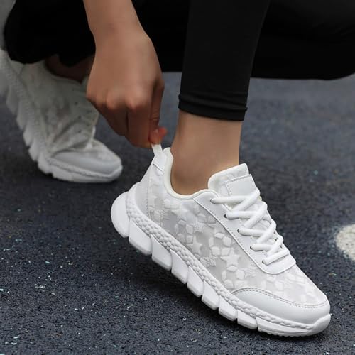 Women's Luxurious Orthopedic Sneakers,Lace Hollow Breathable Mesh Shoes,Non-Slip Comfortable Orthopedic Sneakers for Women3