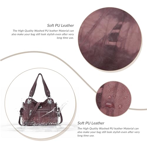 Image of Angel Barcelo Purses for Women Soft PU Leather Shoulder Bag Crossbody Purse and Handbags