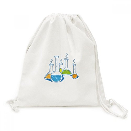 Sac à dos cordon en toile résistant avec motif chimie liquide