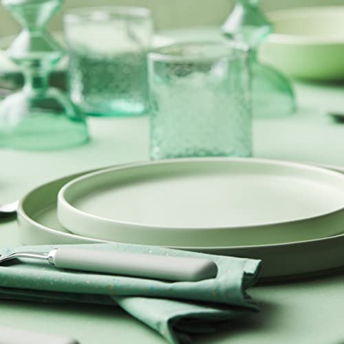 Stone Lain Stella Salad Plate 6-Piece Set, Round, Porcelain, Lime Green #TOP2