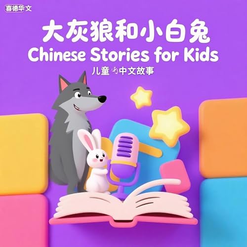 大灰狼和小白兔｜喜德华文童话故事 ｜Chinese Fairy Tales for Kids