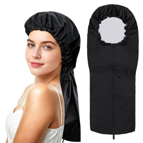 Large Shower Cap for Braid, Extra Long Adjustable for Long Hair & Locs