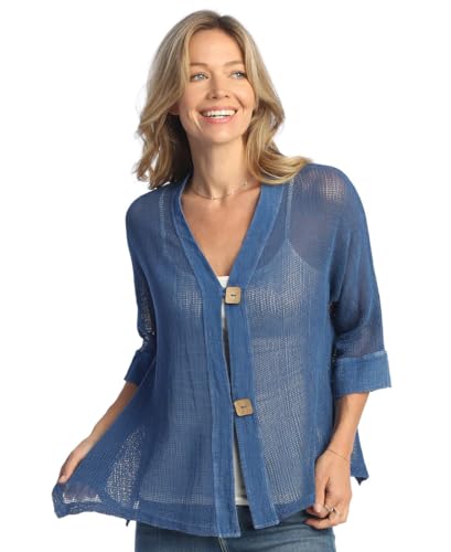 Image of Jess & Jane Mineral Washed Mesh Cardigan - M116
