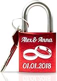 ❤️GESCHENKE: Das Schloss mit Gravur ist das ideale Geschenk zum Valentinstag. Sie suchen Liebesgeschenke? Dann schauen Sie sich auch unsere anderen Produkte an