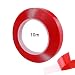 Produktbild QitinDasen 10m X 20mm Premium Heavy Duty Doppelseitig Acryl Klebeband, Transparent Doppelseitig Montage Klebeband Rolle, Wasserdicht, Hitzebeständig, Abnehmbar (Dick 0.5mm)