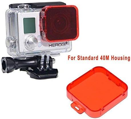 YEHOLDING Snorkel Red Filter for GoPro Hero 4 Hero 3+ Action Cameras
