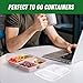 50 Pack (100-Piece) 32 oz Meal Prep Containers Reusable with Lids 3-Compartment, To Go Take Out Plastic Food Storage Containers, Sturdy Leakproof Food Safe, Microwave Freezer Dishwasher Safe, Pink