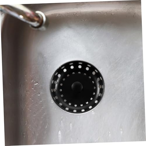 Colador y tapón para desagüe de lavabo de acero inoxidable miniatura 6
