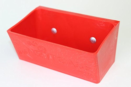 Red Magnetic Lug nut case Vertical Mount Made in USA