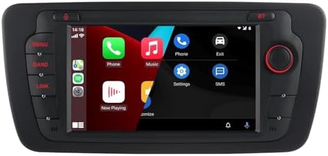 Autoradio für Seat Ibiza mit Kabelloses CarPlay Android Auto Double din mit IPS Bluetooth/FM/AM Radio/USB/hohe Leistung für Seat Ibiza 2009-2013