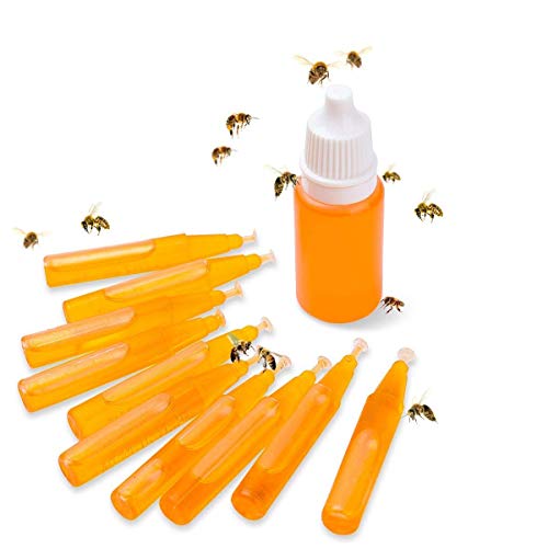 Janolia Honey Bee Swarm Attractant Lures, Honeybee Attractant Queen Bee Attracting Liquid Bait Tools Accessories for Apiculture Beekeeping Bee Culture