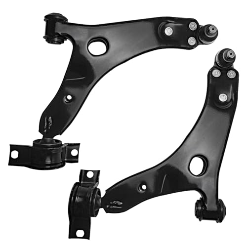 Image of Detroit Axle - 8pc Front End Suspension Kit for Ford Focus 00-04, 2 Lower Control Arms + Ball Joint 4 Outer Inner Tie Rods 2 Sway Bar Links 2000 2001 2002 2003 2004 Replacement