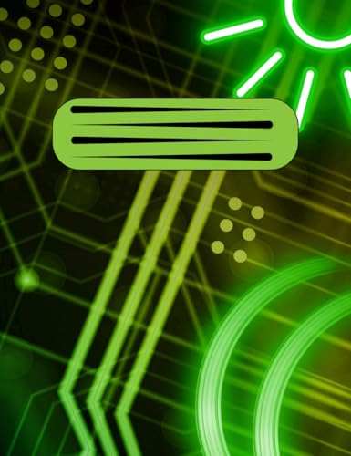 Digital Lime Circuit Composition Notebook