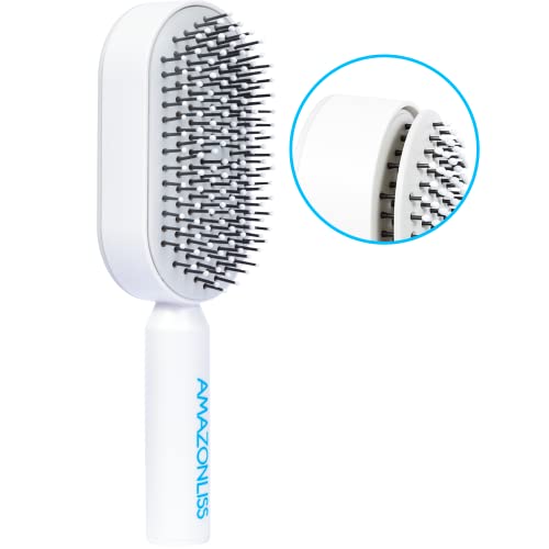 Amazonliss Self Cleaning Hair Brush For Women #TOP1