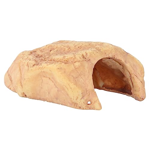 SUNCN 岩の逃げ穴 ヤマトヌマ エビ 隠れ家 金魚 水槽 アクアリウム オブジェ 小さい かわいい レプティチップ -