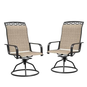 outdoor patio swivel chairs