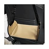 JNXIJ Car Rear Seat Footrest, Comfortable Foot Hammock with Adjustable Straps, Portable Foot Sling Leg Rest Travel Essentials for Women and Men, Universal Car Accessories (Beige)