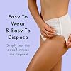 Rael Disposable Underwear for Women, Organic Cotton Cover - Postpartum Essentials, Leak Locker, Unscented, Maximum Coverage (Size L-XL, 12 Count)