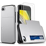 [Protection Double Couche] Cet pour housse iPhone 7/iPhone 8 protection est fabriqué avec un matériau TPU souple pour le cadre et a un design de cadre surélevé au-dessus de l'écran et de l'objectif, ce qui minimise les dommages.protégez votre appareil contre les chutes accidentelles, les chocs et les rayures.