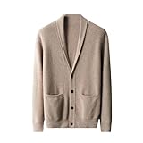 Pull Boutonné. Bord-Côte À L'ourlet Et Aux Poignets. À Porter Avec Une Chemise Ou Un Pardessus Pour Travailler, Et À Assortir Avec Un Jean À La Maison Et À La Fête. Col Montant, Boutons Ou Fermeture Éclair, Manches Longues, Motif Torsadé, Couleur Unie, Design Basique.