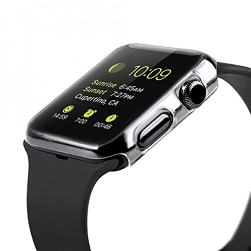 Apple Watch 42MM Case Sfmn Apple Watch Air Jacket Clear Slim PC Case for iWatch 42MM Not fit Series 2 (2016) (Clear)