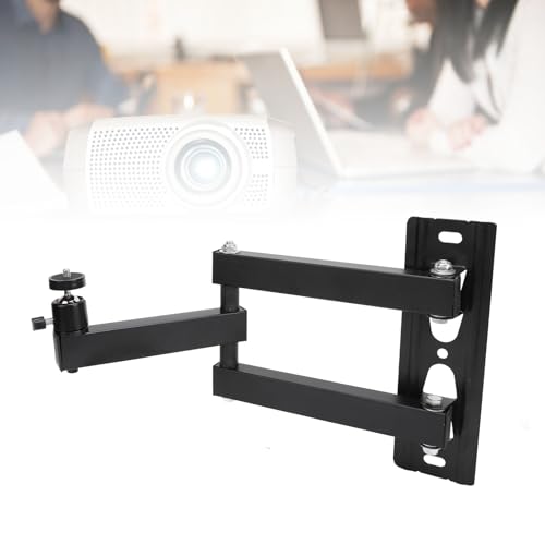 Support mural pour projecteur réglable interface 1/4 support pliable en acier - 2