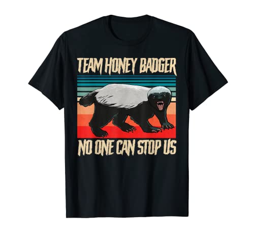 Sunset Honey Badger Team We Take What We Want Novedad Camiseta