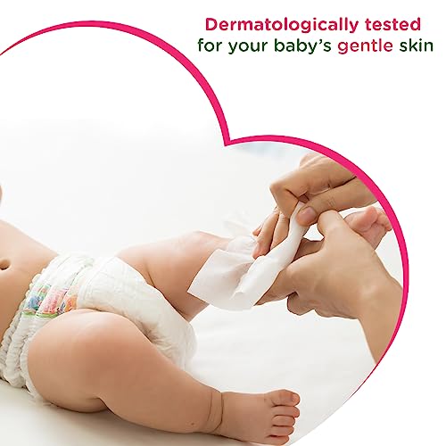 Image of Morisons* babydreams THE CHOICE OF SMART MUMS Baby Dreams Soft Baby Wipes - 80S Pack Of 6| Dermatologically Tested For Baby's Gentle Skin|Goodness Of Aloe Extract & Vitamin E|Ph 5.5|97.5% Water Wipes