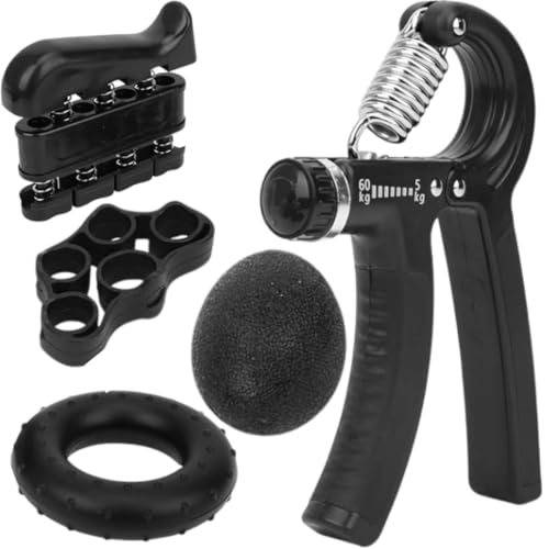 Genérico Kit de 5 Peças para Fortalecimento das Mãos, Dedos, Punhos e Exercícios de Fisioterapia