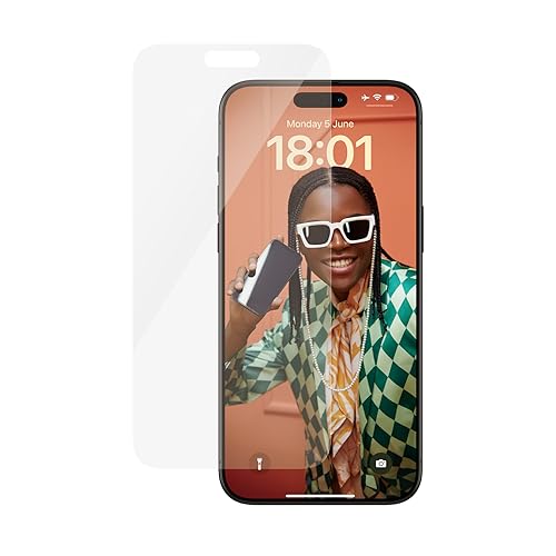 PanzerGlass iPhone 15 Pro Max film protection ecran verre trempe Classic Fit de haute precision